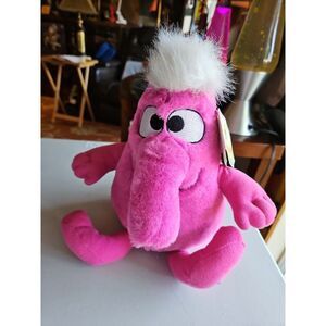 Hamleys Of London Plush Shake & Giggle PINK NOZZLE NOSE FUZZY ALIEN 10"‎ New